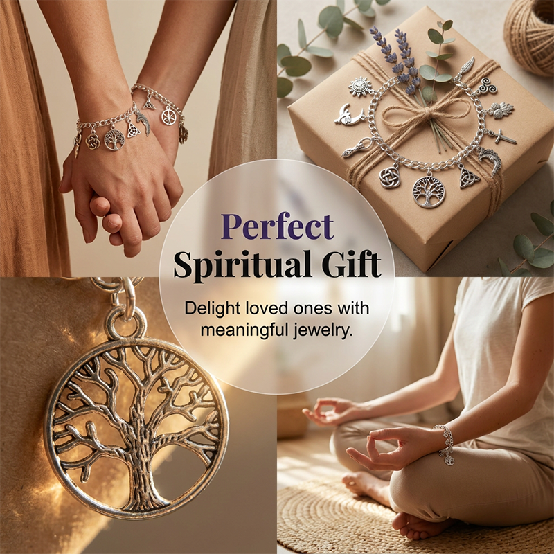 📢📢49% OFF !! ⏰Vintage Pagan Charm Bracelet for Women