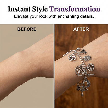 📢📢49% OFF !! ⏰Vintage Pagan Charm Bracelet for Women