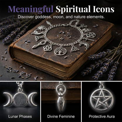 📢📢49% OFF !! ⏰Vintage Pagan Charm Bracelet for Women