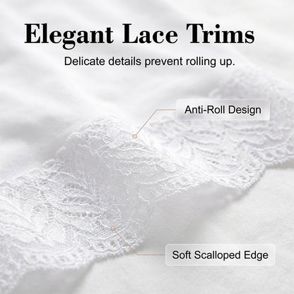 📢📢44% OFF !! ⏰Women's High Waist Safety Shorts with Lace Trim Tummy Control Boy Shorts