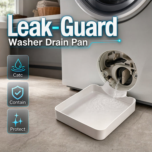 Universal Front-Load Washing Machine Drain Pan💧