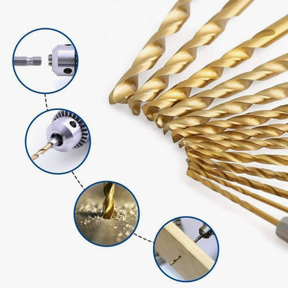 🔥 49% OFF Now 🛠️💥 13PCS Drill Bit Set – Multipurpose & Durable for Home Projects | No More Bit Hunting – All Sizes Included 📏