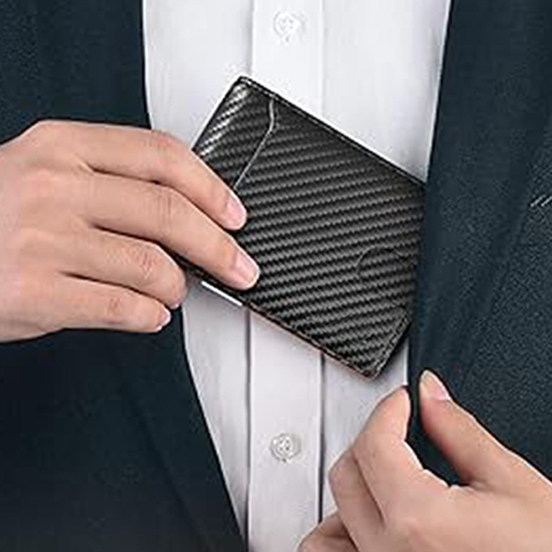 👛  Minimalist Men's Card Holder Wallet with RFID Blocking – Sleek & compact – Holds cards & cash securely – perfect for daily carry or travel 🛡️✨