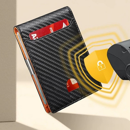 👛  Minimalist Men's Card Holder Wallet with RFID Blocking – Sleek & compact – Holds cards & cash securely – perfect for daily carry or travel 🛡️✨