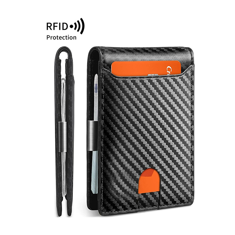 👛  Minimalist Men's Card Holder Wallet with RFID Blocking – Sleek & compact – Holds cards & cash securely – perfect for daily carry or travel 🛡️✨