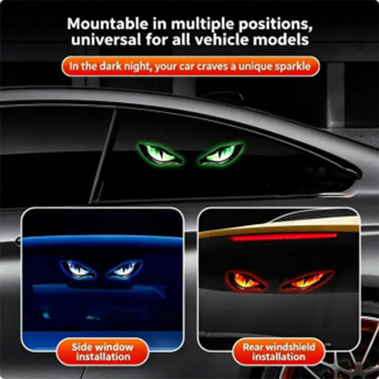 ⏳Time-Limited Special⏰ Solar LED Car Warning Light – Devil Eye Design 🔥