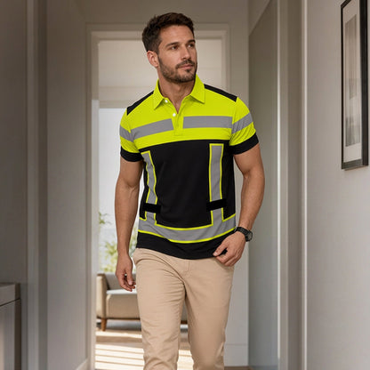 🎁2026 New Arrivals 49% OFF💥Men's High Visibility Reflective Short Sleeve Shirt