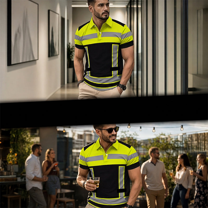 🎁2026 New Arrivals 49% OFF💥Men's High Visibility Reflective Short Sleeve Shirt