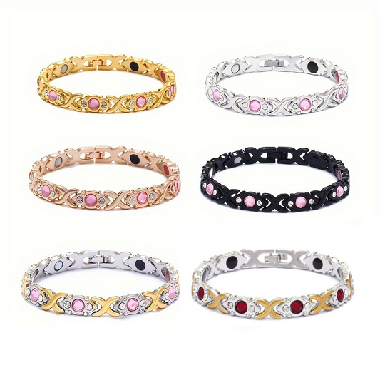 Women's Elegant Adjustable Rhinestone Bracelet