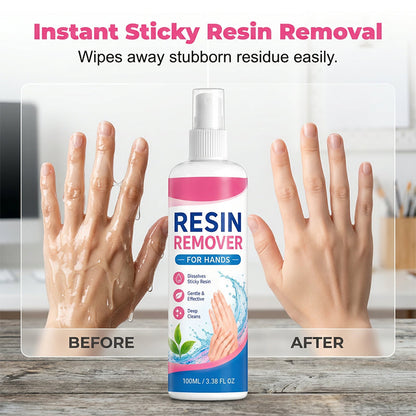 🥳2026 HOT SALE✨🤲Gentle Resin Remover for Hands – Instantly dissolves sticky epoxy & UV resin. Safe for sensitive skin, no irritation. A must for crafters! 🎨💎