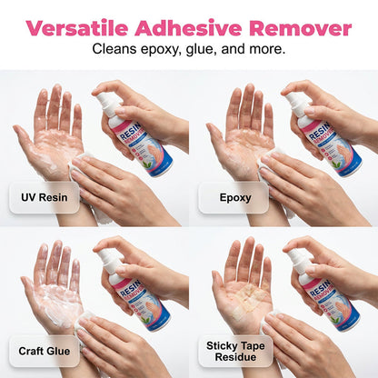 🥳2026 HOT SALE✨🤲Gentle Resin Remover for Hands – Instantly dissolves sticky epoxy & UV resin. Safe for sensitive skin, no irritation. A must for crafters! 🎨💎