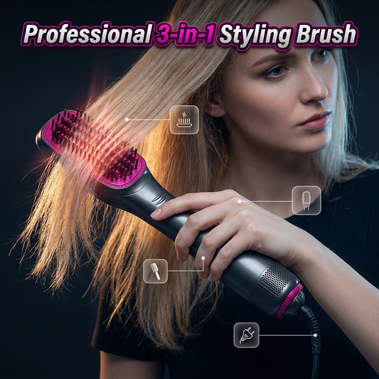 Professional 3-in-1 Hot Air Brush