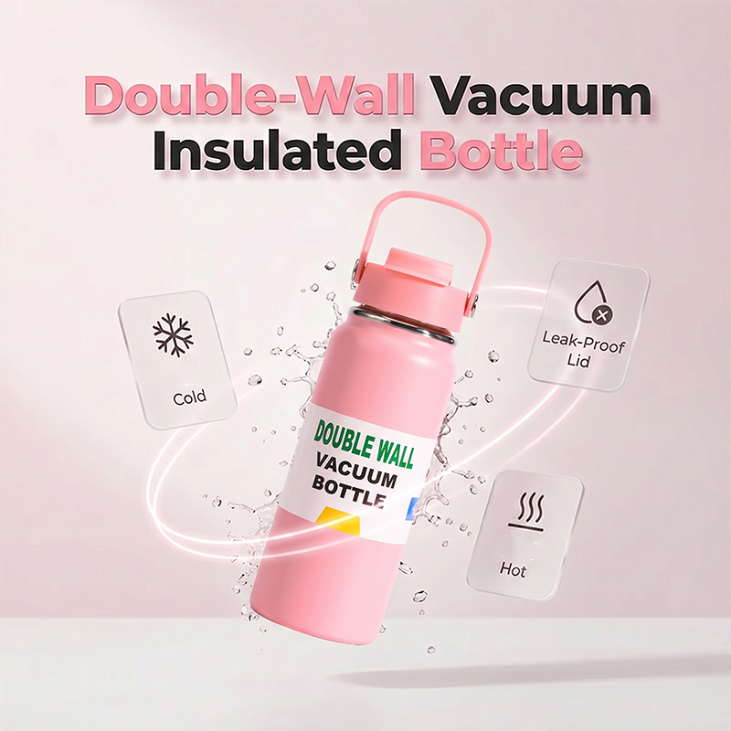 ❄️Portable heat preservation you can hold! 🔥Premium Stainless Steel Insulated Tumbler