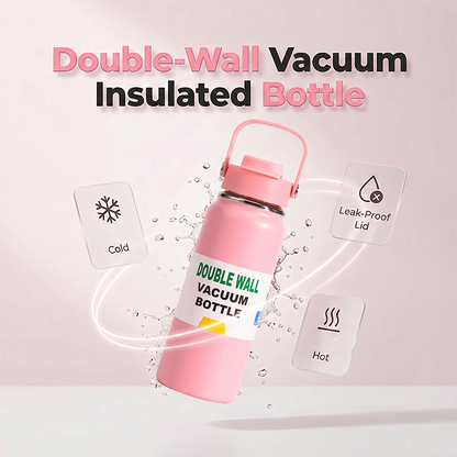❄️Portable heat preservation you can hold! 🔥Premium Stainless Steel Insulated Tumbler
