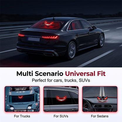🔥 49% OFF! 😈 “Devil's Sucker” Solar LED Car Warning Light ✨ Vibration Sensor, USB & Solar Charging, Universal for Cars & Trucks