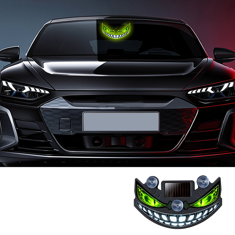 🔥 49% OFF! 😈 “Devil's Sucker” Solar LED Car Warning Light ✨ Vibration Sensor, USB & Solar Charging, Universal for Cars & Trucks