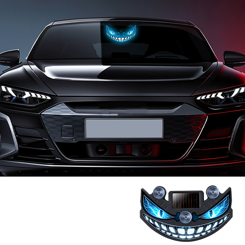 🔥 49% OFF! 😈 “Devil's Sucker” Solar LED Car Warning Light ✨ Vibration Sensor, USB & Solar Charging, Universal for Cars & Trucks