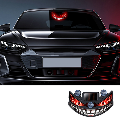 🔥 49% OFF! 😈 “Devil's Sucker” Solar LED Car Warning Light ✨ Vibration Sensor, USB & Solar Charging, Universal for Cars & Trucks