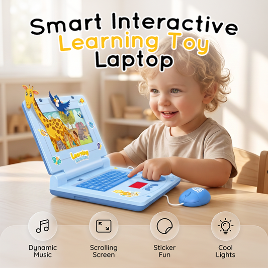 Interactive Simulation Toy Laptop