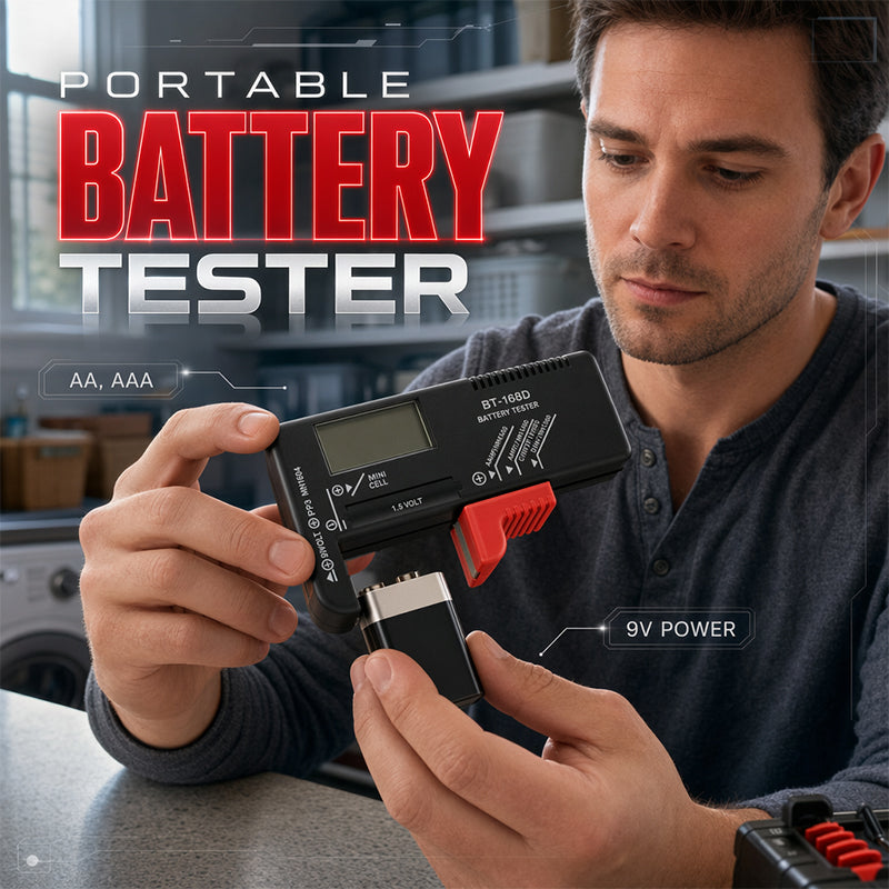 Universal Digital Battery Tester