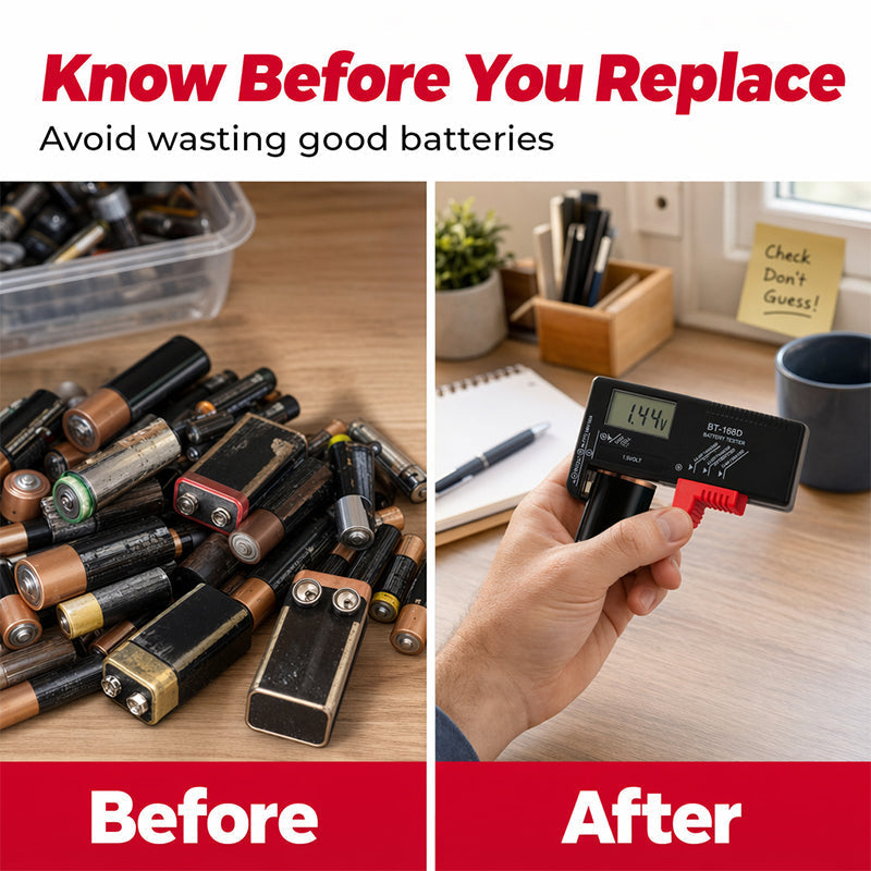 Universal Digital Battery Tester