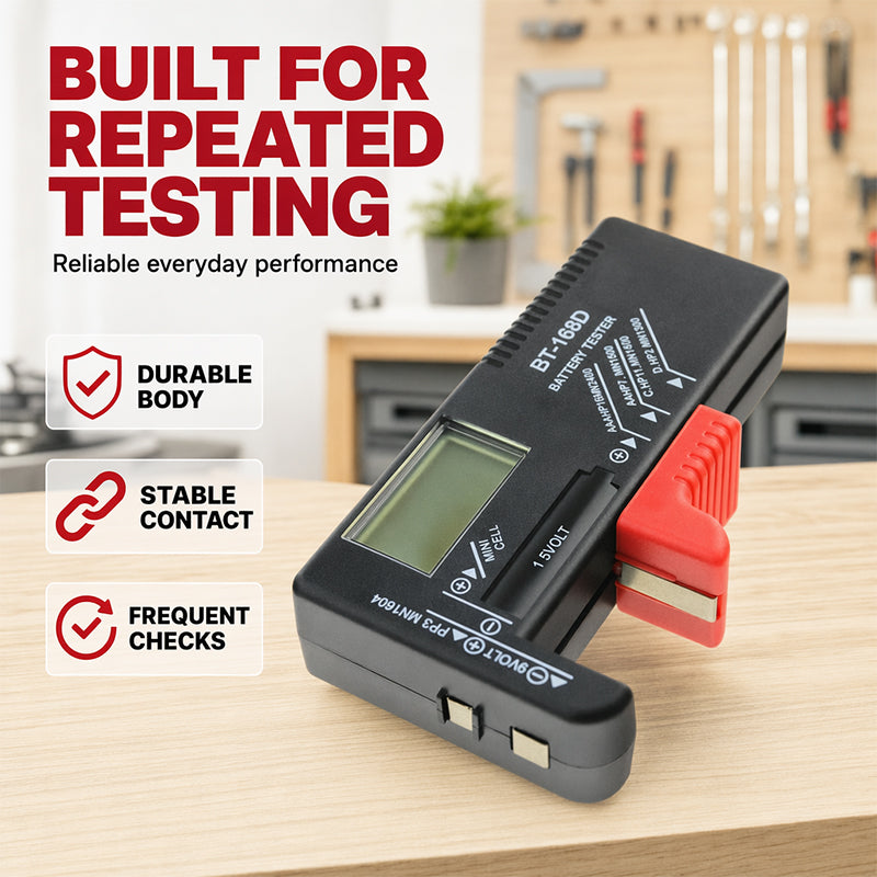 Universal Digital Battery Tester