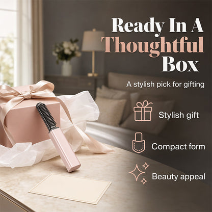 ✨Portable Wireless Mini Hair Styler with Comb – More Volume & A Naturally Full Look