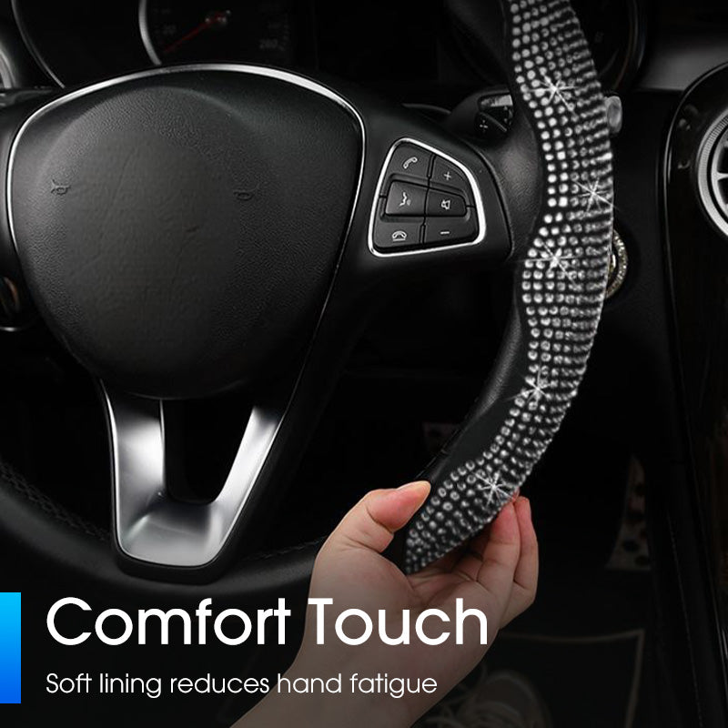 Rhinestones Bling Cover for Auto Steering Wheels