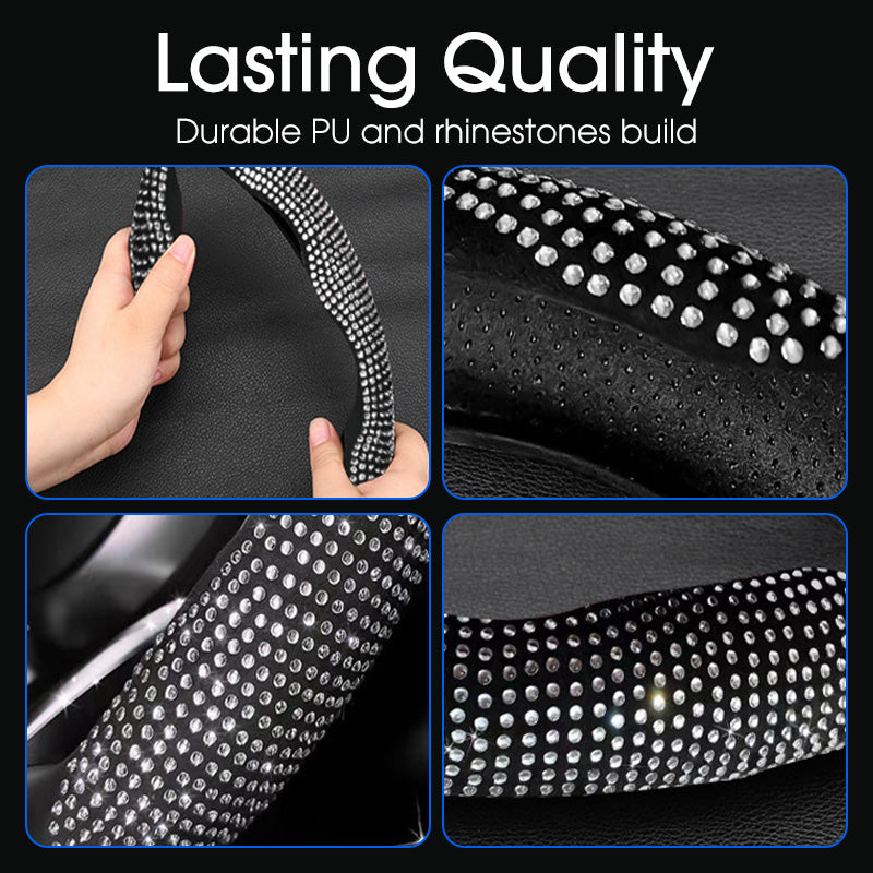 Rhinestones Bling Cover for Auto Steering Wheels