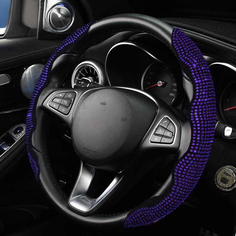 Rhinestones Bling Cover for Auto Steering Wheels