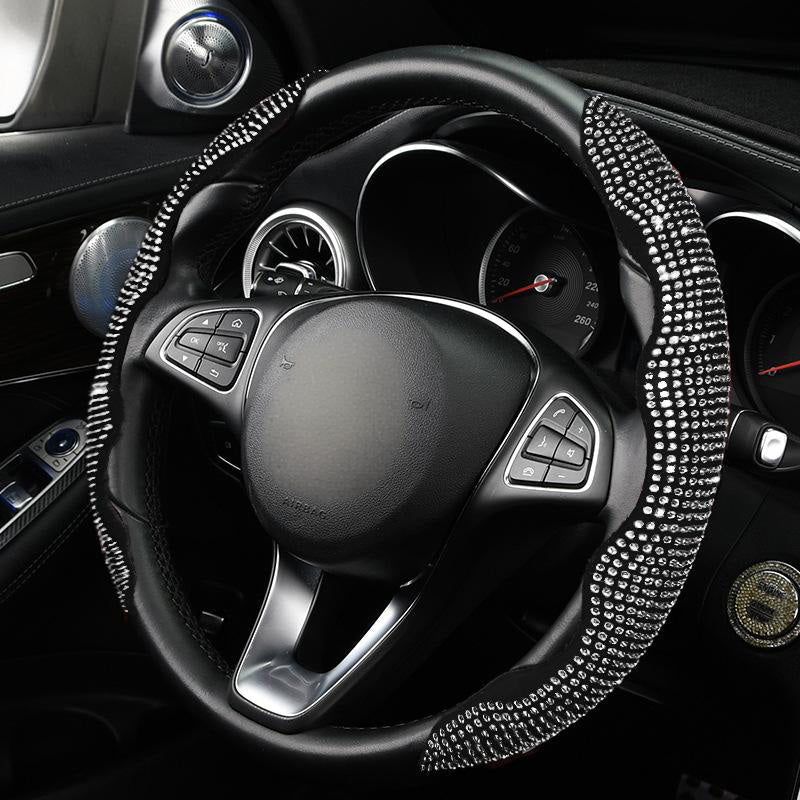 Rhinestones Bling Cover for Auto Steering Wheels