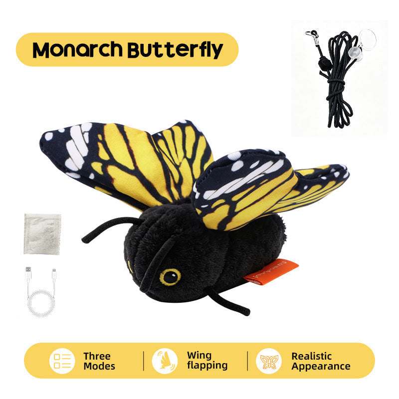 📢📢50% OFF !! ⏰Smart Sensing Flapping Butterfly Toy for Cats