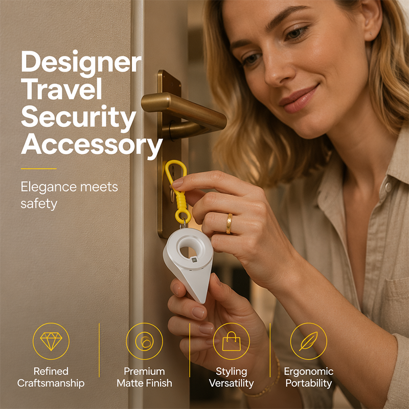 Portable Travel Door Stopper Security Device