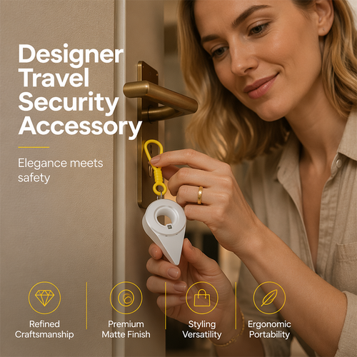 Portable Travel Door Stopper Security Device