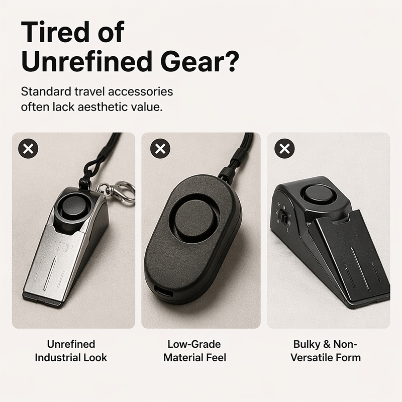 Portable Travel Door Stopper Security Device