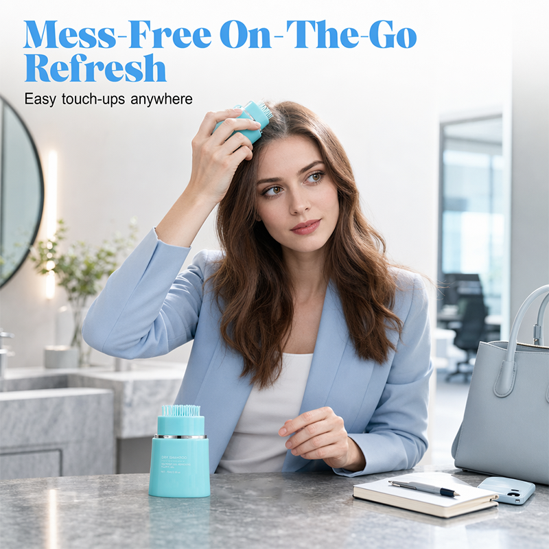 ⏳Limited-time 50% off⏰No-Rinse Dry Shampoo Gel with Built-In Comb🧴🫧