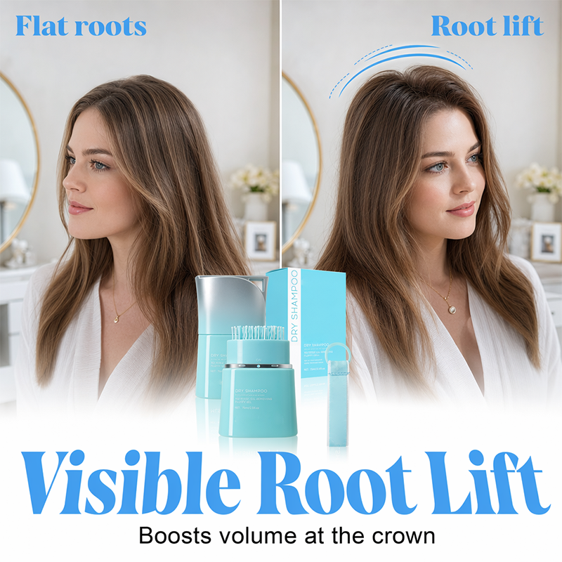 ⏳Limited-time 50% off⏰No-Rinse Dry Shampoo Gel with Built-In Comb🧴🫧