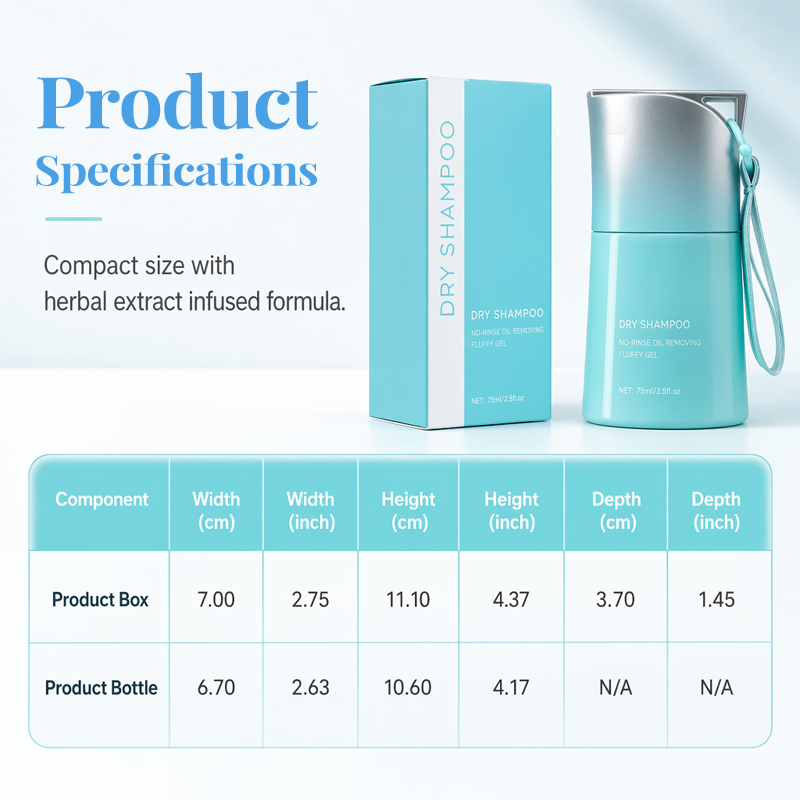⏳Limited-time 50% off⏰No-Rinse Dry Shampoo Gel with Built-In Comb🧴🫧