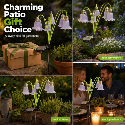 ⏳Limited-time 49% off⏰Solar Flower Lights Outdoor Garden Decorations💐💡