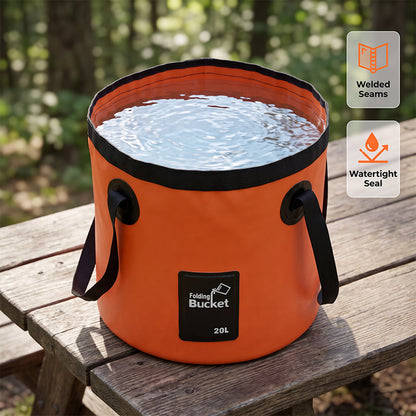 📢📢40% OFF !! ⏰Portable Folding Bucket for Outdoor Camping and Fishing