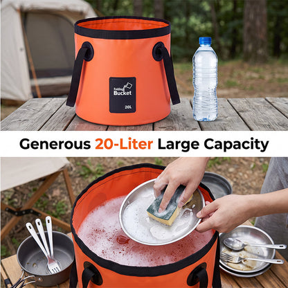 📢📢40% OFF !! ⏰Portable Folding Bucket for Outdoor Camping and Fishing