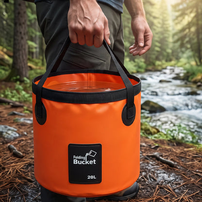 📢📢40% OFF !! ⏰Portable Folding Bucket for Outdoor Camping and Fishing