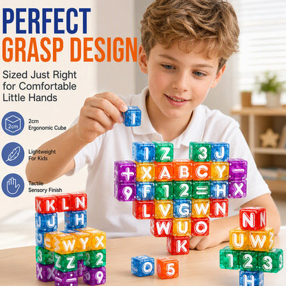 🧩Magnetic Alphabet Number Cubes for Children