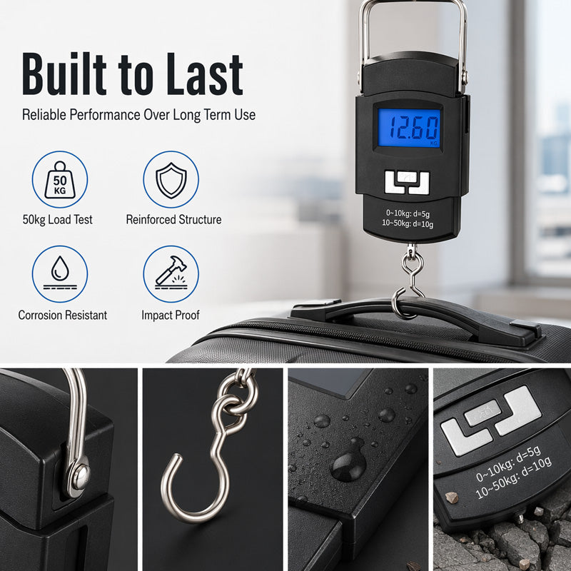 📢📢40% OFF !! ⏰Mini Portable Digital Luggage Scale