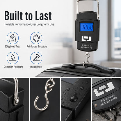 📢📢40% OFF !! ⏰Mini Portable Digital Luggage Scale