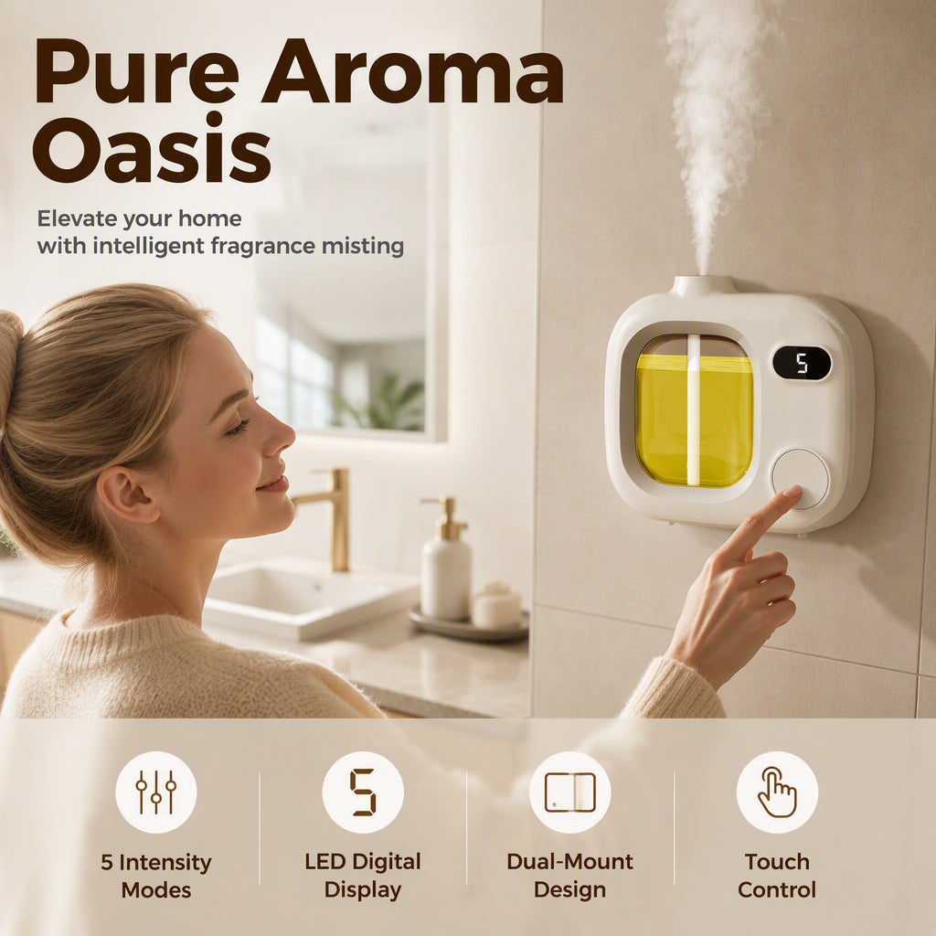 TYIIPLUS™ Smart LED Aroma Diffuser with Mist Control