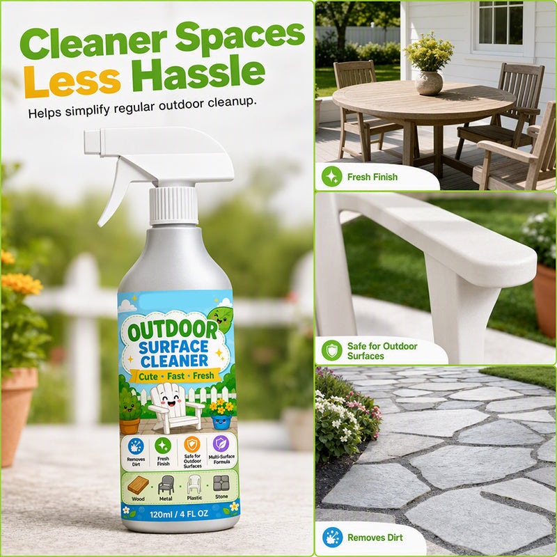 🎉 LIMITED TIME 49% OFF! 🧴 Multi-Surface Patio Cleaner Spray – Lift Grime from Wood, Metal, Plastic & Stone – Quick Spray & Wipe ✨