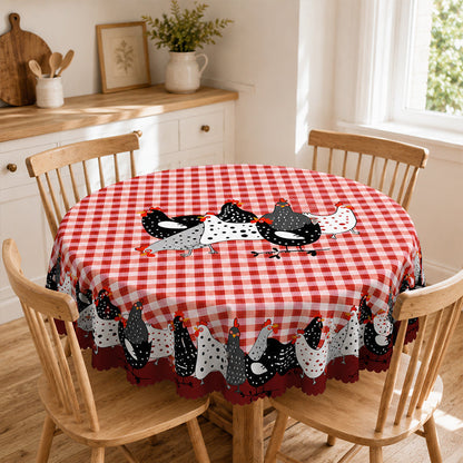 🎉 2026 Sale — Over 27,400 Sold!🐔 Farmhouse Rooster Tablecloth