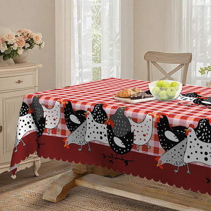 🎉 2026 Sale — Over 27,400 Sold!🐔 Farmhouse Rooster Tablecloth