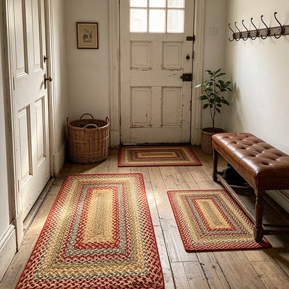 Elegant Woven Runner Rug